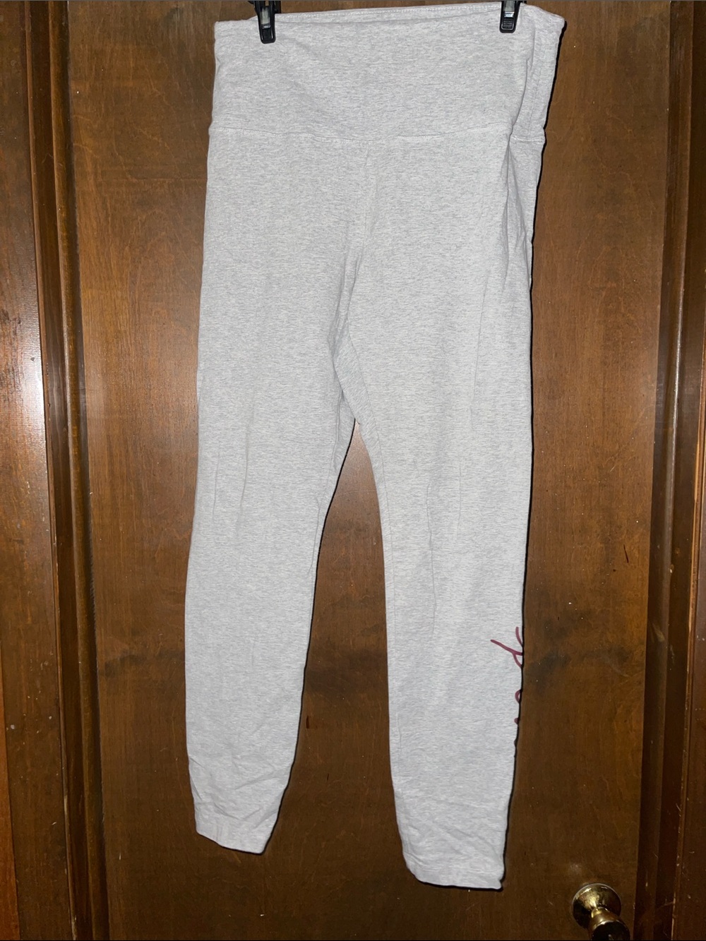 PINK Victoria's Secret Light Heather Gray Leggings